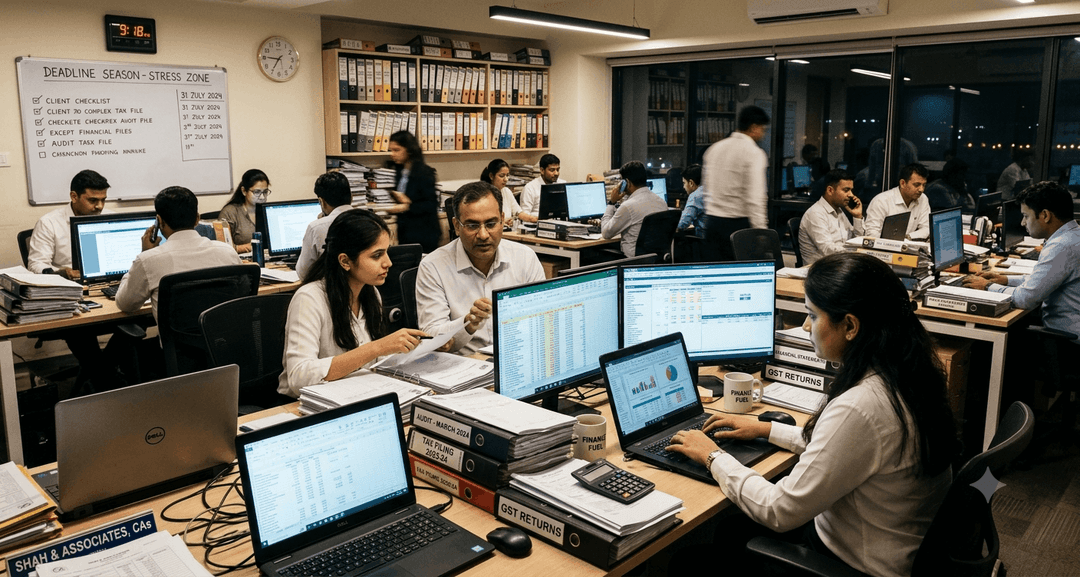 A Day in the Life of a CA Firm During Deadline Season
