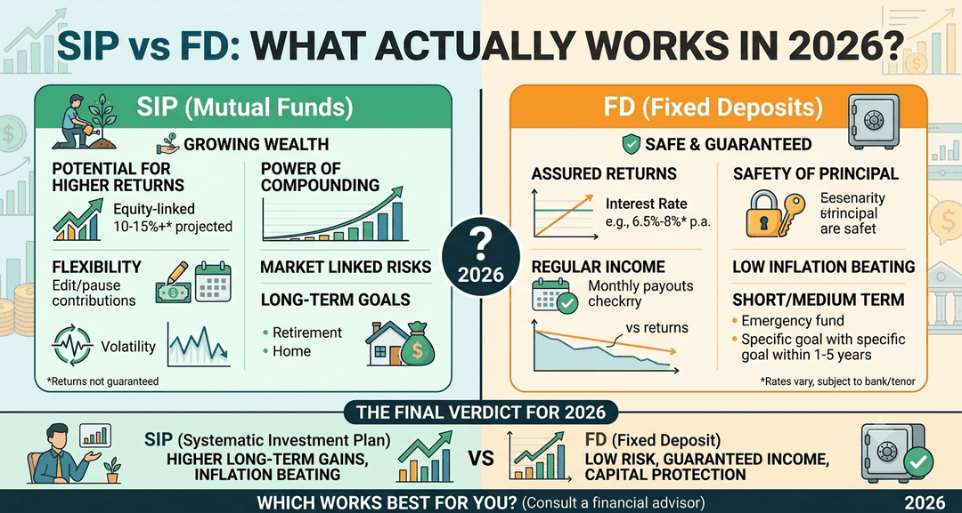 SIP vs FD : What Actually Works in 2026?